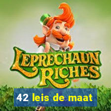 42 leis de maat