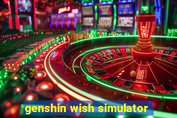 genshin wish simulator