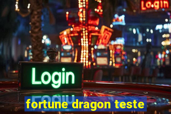 fortune dragon teste
