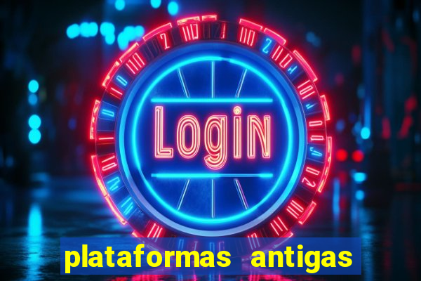 plataformas antigas de jogos
