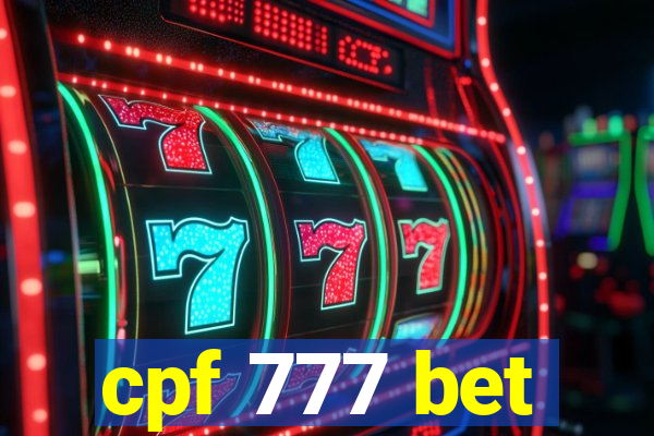 cpf 777 bet