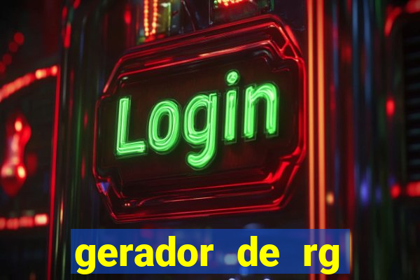 gerador de rg frente e verso