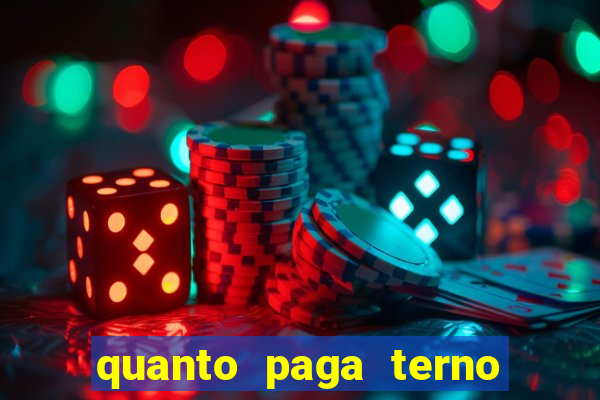 quanto paga terno da loteria federal