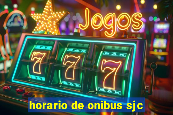 horario de onibus sjc
