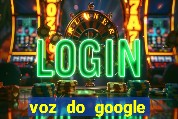 voz do google tradutor homem