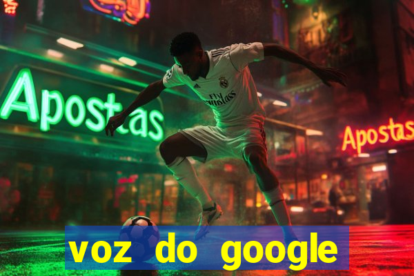 voz do google tradutor homem