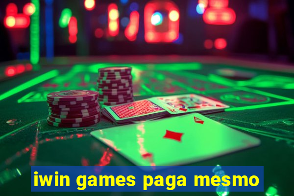 iwin games paga mesmo