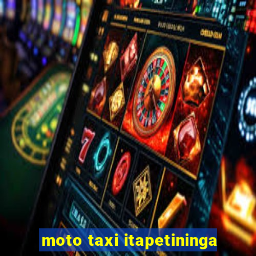 moto taxi itapetininga