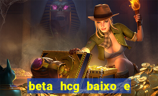 beta hcg baixo e gravidez evoluiu
