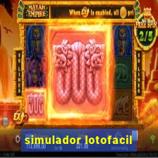 simulador lotofacil