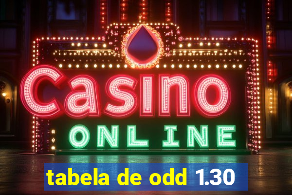 tabela de odd 1.30