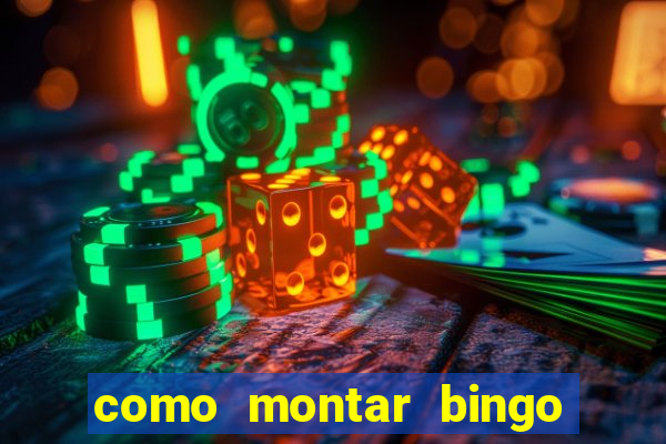 como montar bingo brinquedos toia