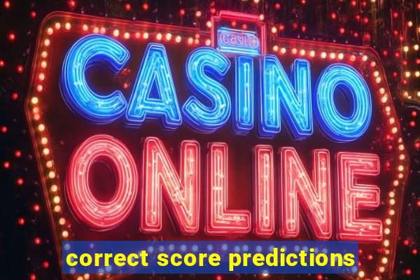correct score predictions