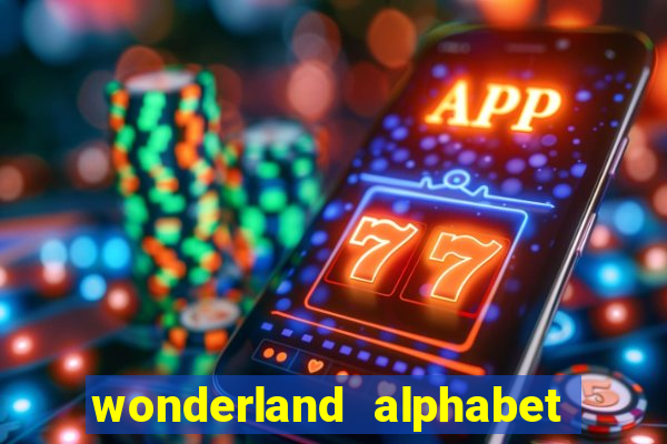 wonderland alphabet comic studio