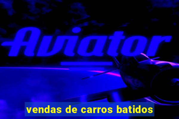 vendas de carros batidos