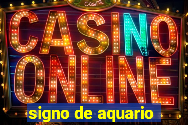 signo de aquario