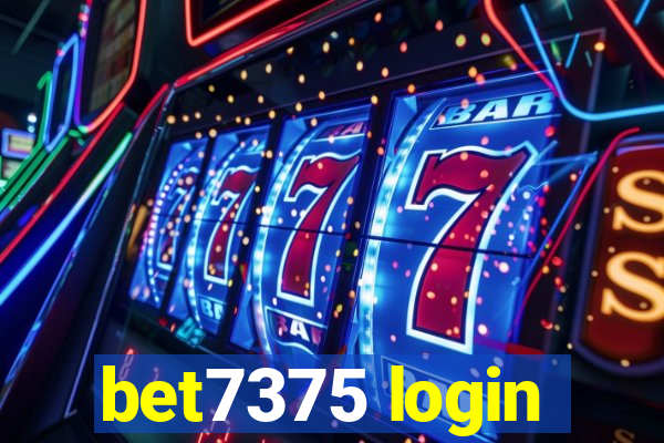 bet7375 login