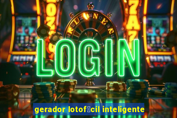 gerador lotof谩cil inteligente