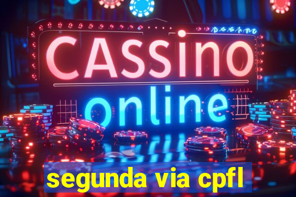 segunda via cpfl