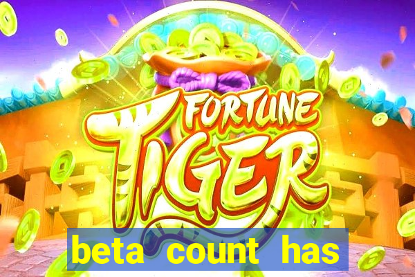 beta count has changed pt br