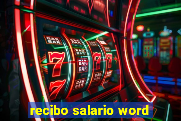 recibo salario word