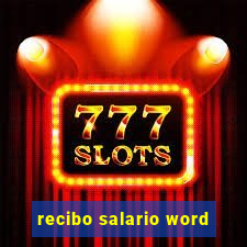 recibo salario word