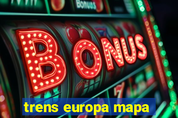 trens europa mapa