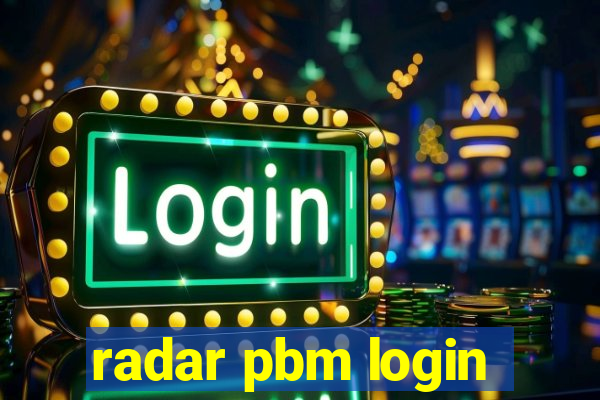 radar pbm login