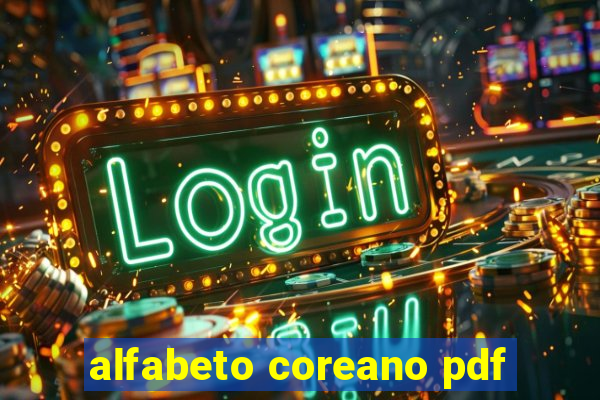 alfabeto coreano pdf