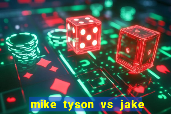mike tyson vs jake paul assistir online