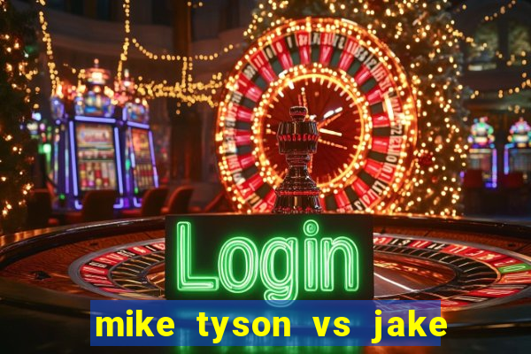 mike tyson vs jake paul assistir online