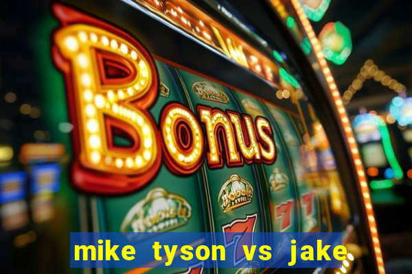 mike tyson vs jake paul assistir online