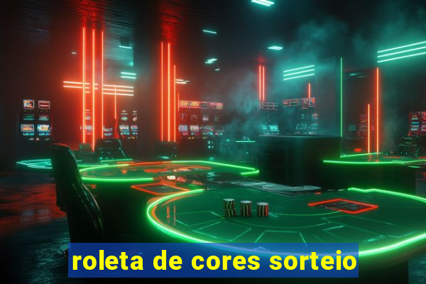 roleta de cores sorteio