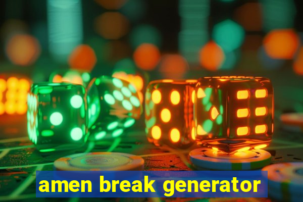 amen break generator