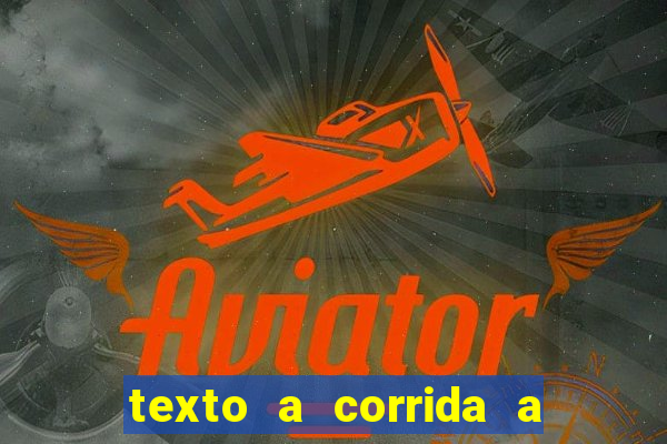 texto a corrida a lagarta lili