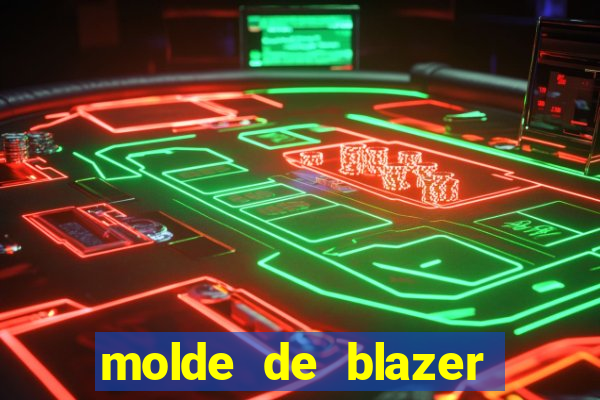 molde de blazer masculino para imprimir