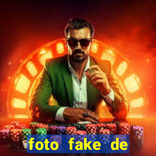 foto fake de mulher no espelho