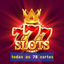 todas as 78 cartas do tarot