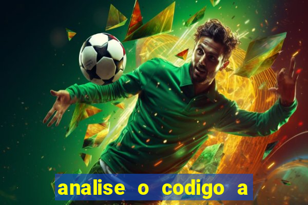 analise o codigo a seguir 1 import javax.swing.joptionpane
