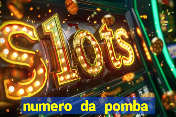numero da pomba jogo do bicho