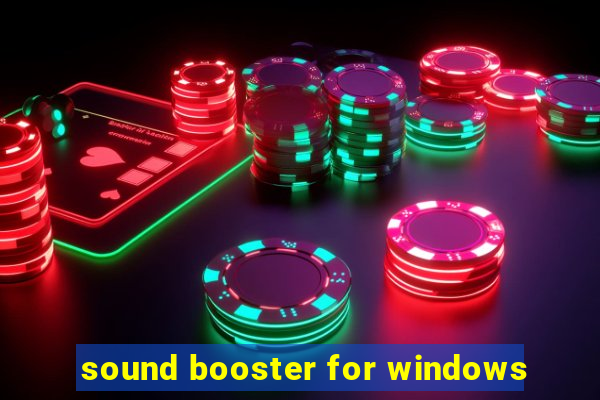sound booster for windows