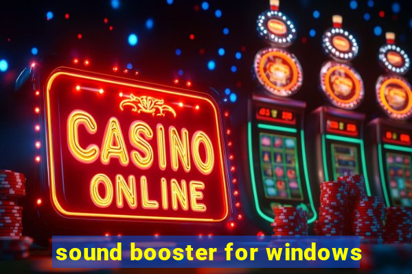 sound booster for windows