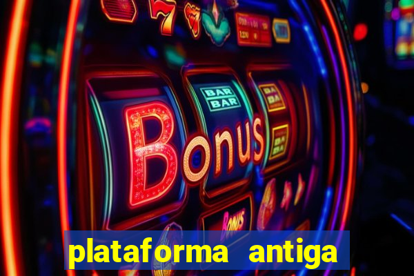 plataforma antiga de jogos