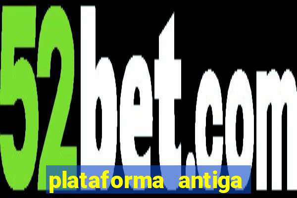 plataforma antiga de jogos