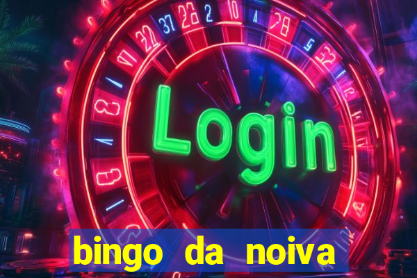 bingo da noiva para imprimir