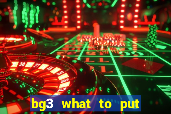 bg3 what to put in ancient altar