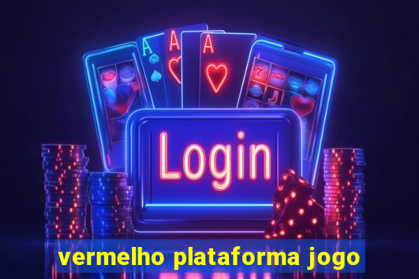 vermelho plataforma jogo