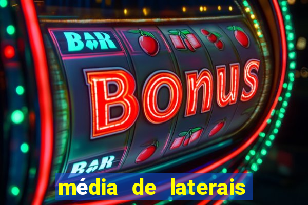 média de laterais por jogo premier league