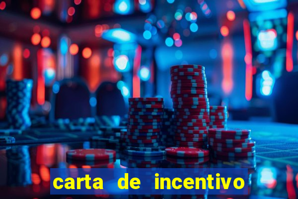 carta de incentivo para alunos