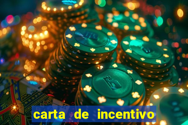 carta de incentivo para alunos